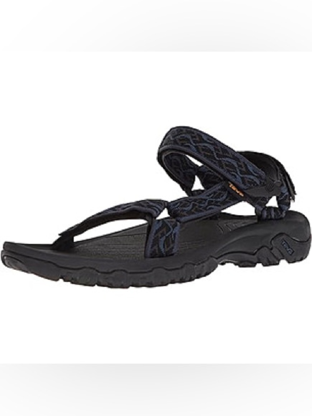 Teva Mens Hurricane 4 Geometric Print Open Toe Hiking Sandals Blue Black Size 11